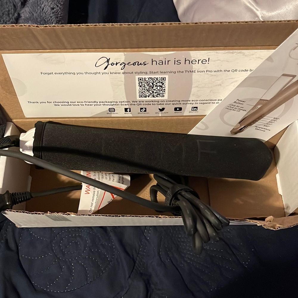 Tyme Iron Pro hair styler/curler